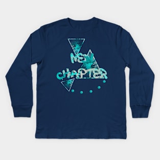 New Chapter Tropical Blue Kids Long Sleeve T-Shirt